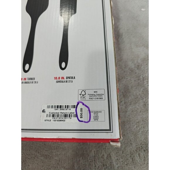 Tools of the Trade 5-Piece Blue Silicone Kitchen Utensil Set – New in Box - Picture 5 of 5